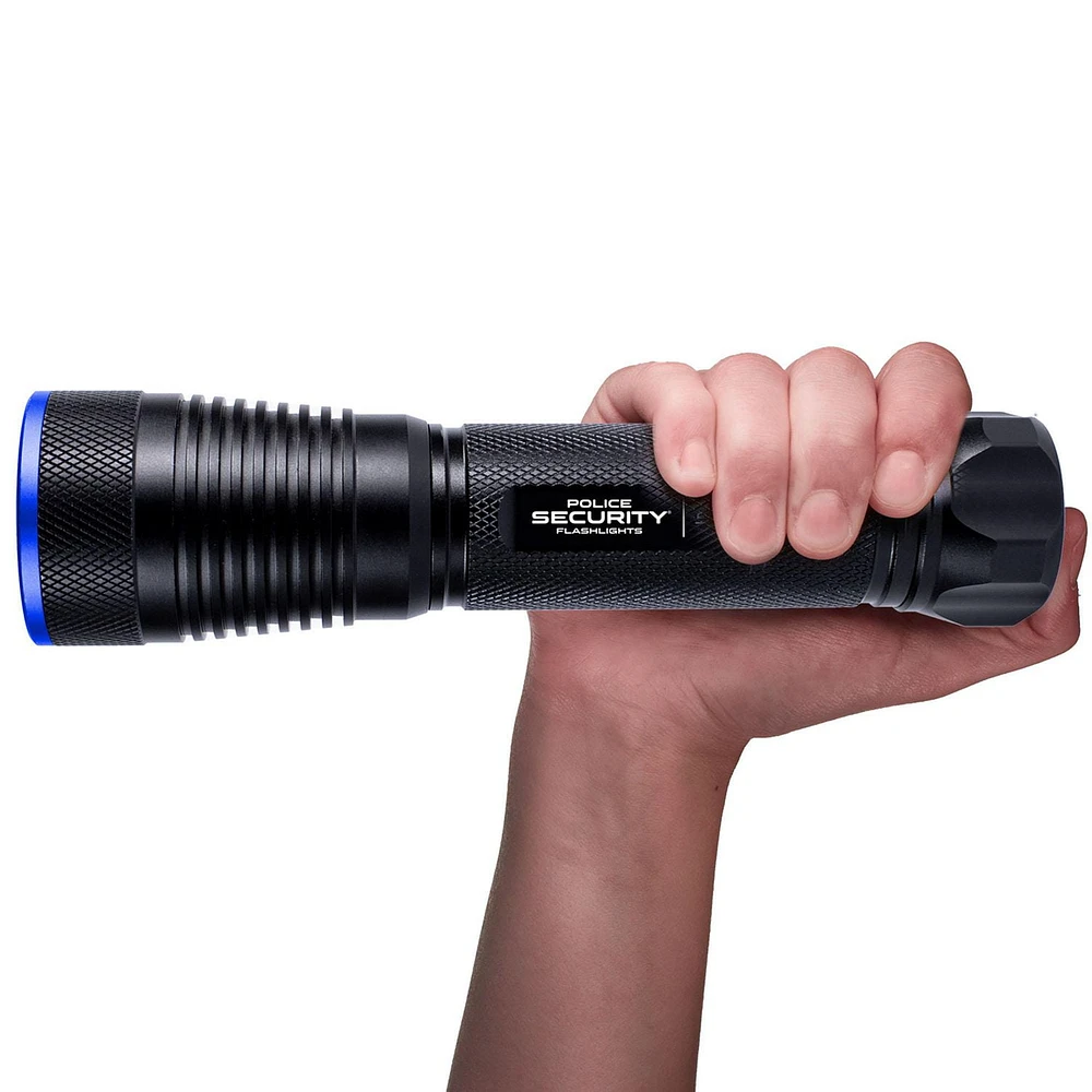 Police Security Skylar 9AA Flashlight, 5 Modes, 3300 Lumen, 9AA Flashlight