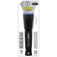 Police Security Skylar 9AA Flashlight, 5 Modes, 3300 Lumen, 9AA Flashlight