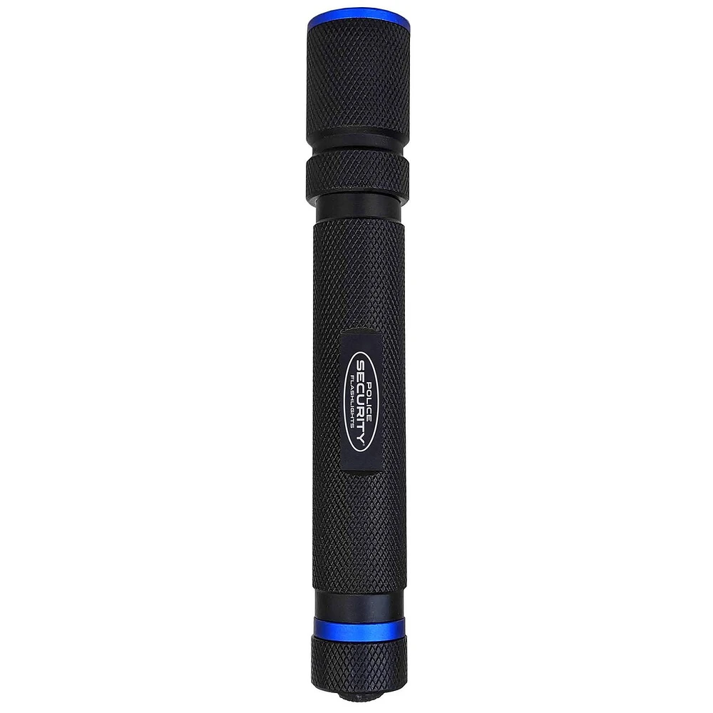 Police Security Pentacle Flashlight, 3 Modes, 500 Lumen, 2AA Flashlights