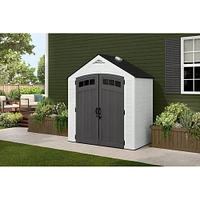 Suncast - Vista 7'x 4' Storage Shed - Ice Cube