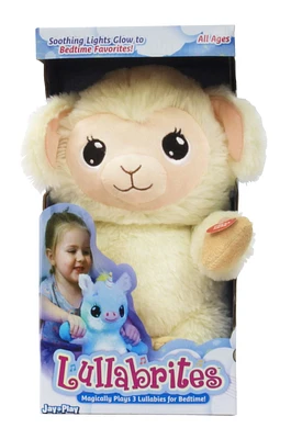 Lullabrites Musical Light Up Plush - Lamb, Plays 3 Lullaby Favorites