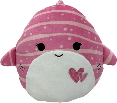 Squishmallows Valentines 8" - Pink Whale Shark