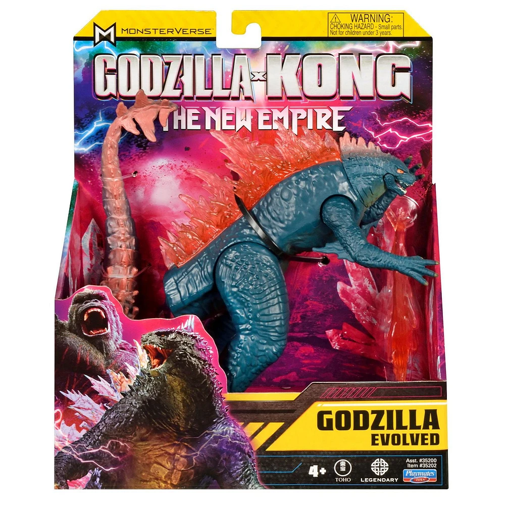 Godzilla x Kong 6" Godzilla Evolved (w/ Heat Ray) by Playmates Toys