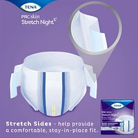 TENA PROskin Stretch Night Brief L/XL, 12+2, 14 count