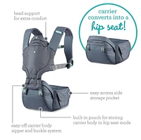 Hip Rider Plus 5-in-1 Hip Seat Carrier, 5-in-1 carrier for maximum flexibility