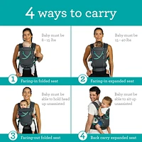 Porte-bébé Infantino Carry On Active multi-poches