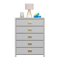 Little Seeds Monarch Hill Haven 5 Drawer Dove Grey Kids’ Dresser