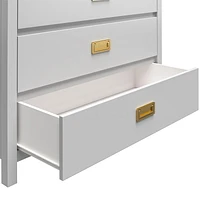 Little Seeds Monarch Hill Haven 5 Drawer Dove Grey Kids’ Dresser