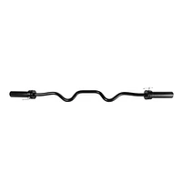 CAP Barbell 48 In. Olympic Super Curl Weight Bar, Black