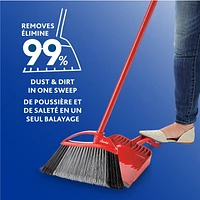 Balai Super Angle Pet Pro - Ensemble Balai & Porte-Poussière de Vileda Élimine 3x plus de poils