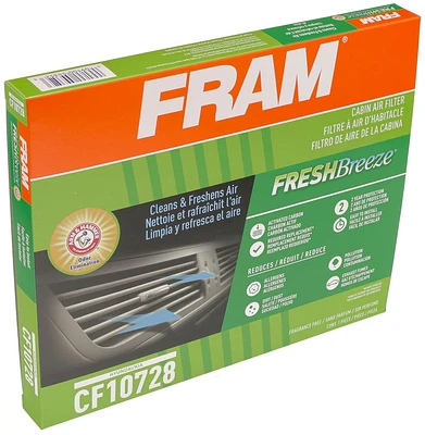 FRAM® Fresh Breeze® FCF10728 Cabin Air Filter, Arm & Hammer Baking Soda