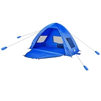 Ozark Trail Pop Up Shelter, 78.7in x 52in x 50in, blue