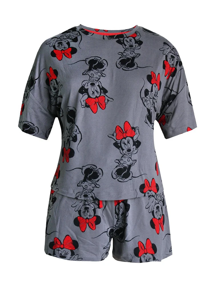 Minnie Mouse Knit Sleep 2 Piece PJ set - Adults, Sizes XS - XL