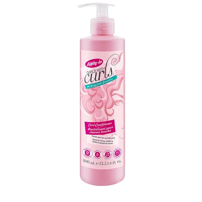 Revitalisant pour cheveux bouclés – Dompte les frisottis, nourrit et adoucit les cheveux secs et bouclés – Convient aux cheveux colorés, sans parabène et avec ingrédients naturels. 400 ml, coco et karité