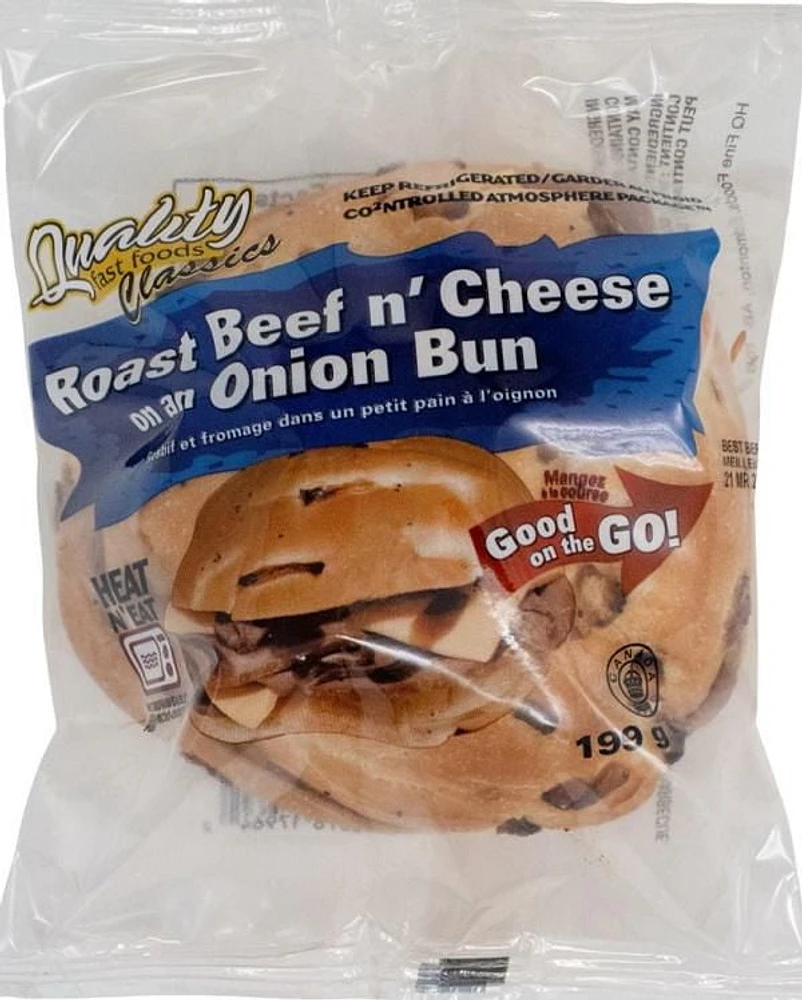 Quality Beef & Cheese Onion Bun, 199 GR