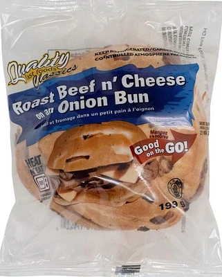 Quality Beef & Cheese Onion Bun, 199 GR