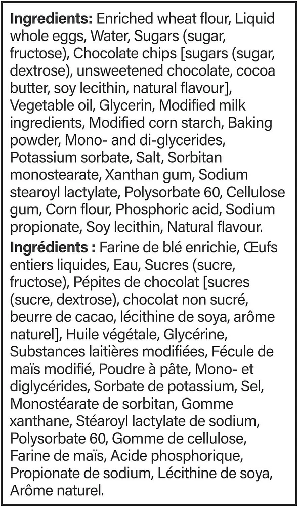 Muffins aux pépites de chocolat Little Bitesᴹᶜ de Sara Lee® 234g