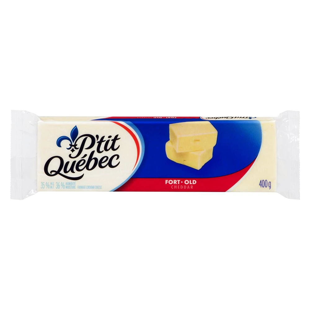 P'tit Quebec Old White Cheddar 400G