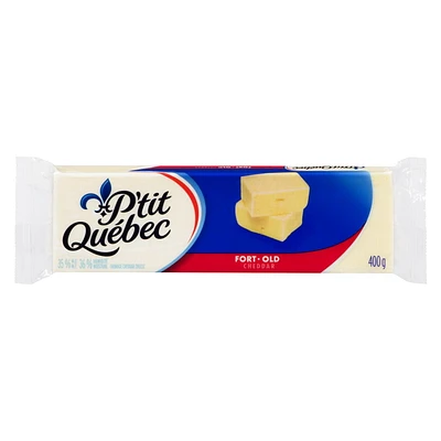 P'tit Quebec Old White Cheddar 400G