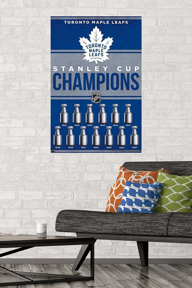 NHL Toronto Maple Leafs - Champions 23 Wall Poster