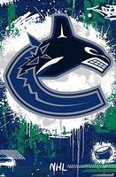 NHL Vancouver Canucks - Maximalist Logo 23 Wall Poster, 22.375" x 34"