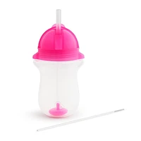 Munchkin 10oz Any Angle™ Weighted Straw Cup, Pink
