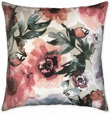 hometrends Petal Blush Decorative Pillow, 18"x18"