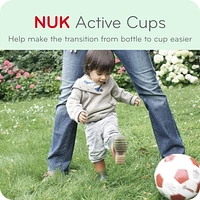 NUK Active Sippy Cup, Pink, 10 oz, BPA free and dishwasher safe