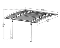 Canopia by Palram Arizona Wave 5000 Carport