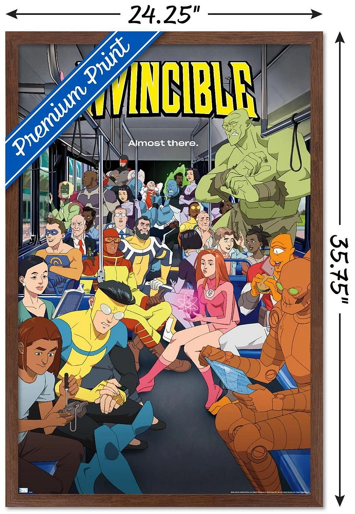 Invincible: Season 2 - Bus One Sheet Wall Poster, 22.375" x 34"