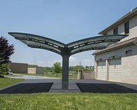 Canopia by Palram Arizona Wave 19 ft. x 16 ft. Double Wings Shape Carport