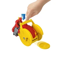 Imaginext DC Super Friends Head Shifters The Flash figure & Speed Force Cycle