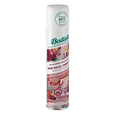 Batiste Rose Gold Dry Shampoo, 200 mL, Instant Hair Refresh