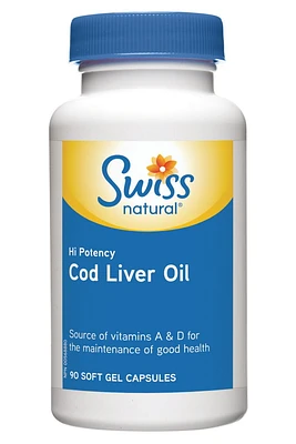 Swiss Natural Hi Potency Cod Liver Oil