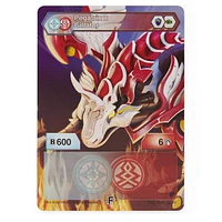 Bakugan, Fused Diamond Pegatrix x Gillator, 2-inch Tall Armored Alliance Collectible Action Figure and Trading Card