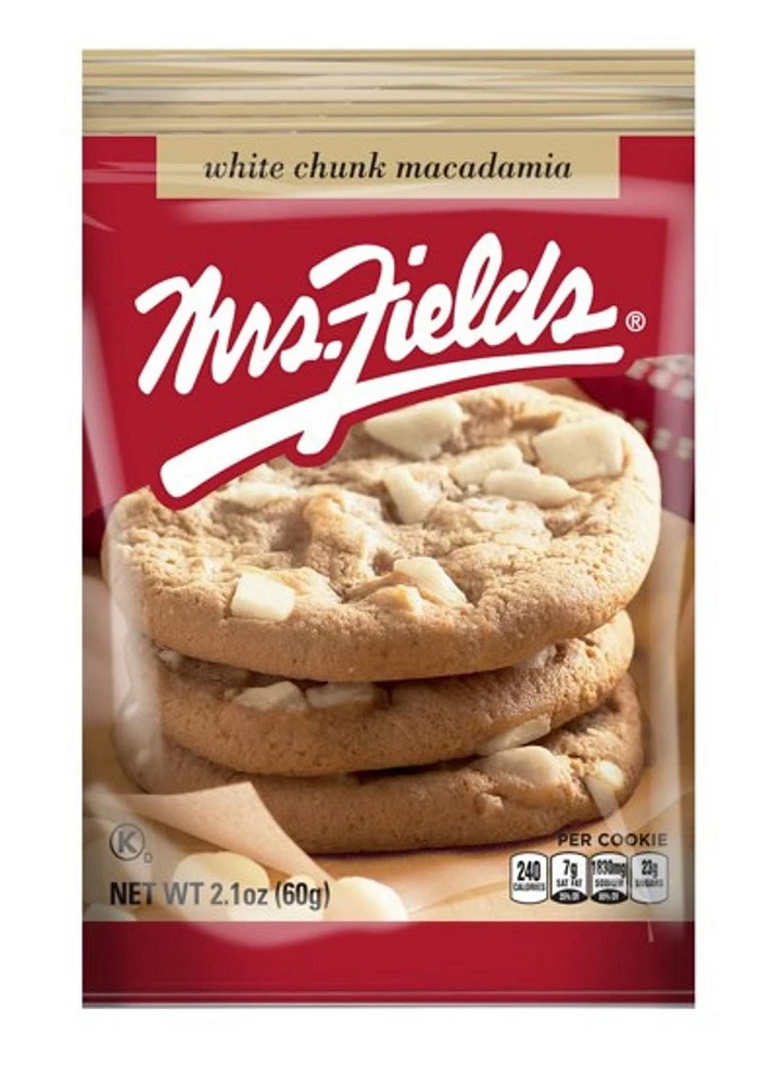 Mrs. Fields White Macadamia Nut, Individually Wrapped Cookie, Mrs. Field's White Macademia Nut Cookies