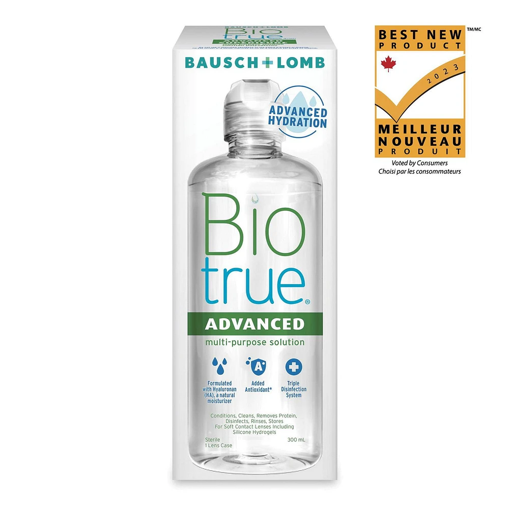 Biotrue Advanced Multi-Purpose Solution, 300 mL