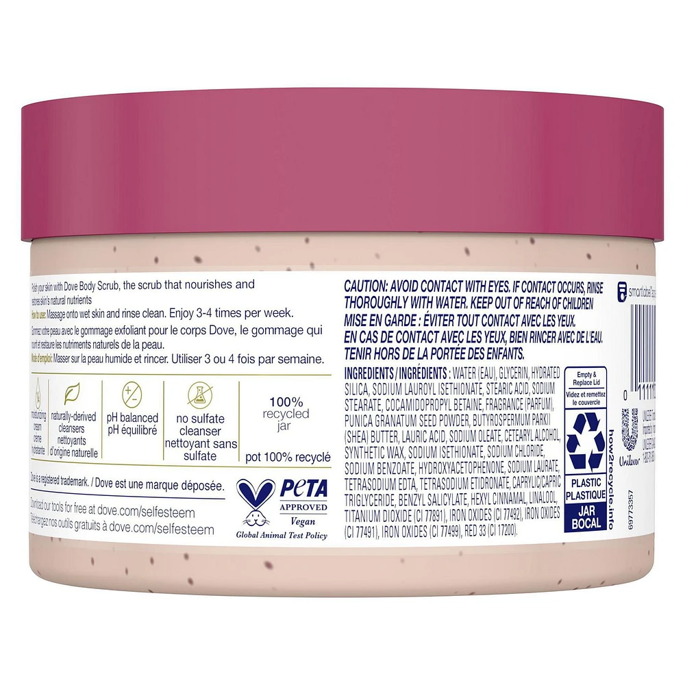 Dove Pomegranate Seeds & Shea Butter Exfoliating Body Polish, 298g