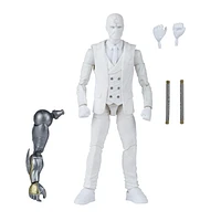 Marvel Legends Series Disney Plus Mr. Knight MCU Series Action Figure 6-inch Collectible Toy, includes 4 accessories and 1 Build-A-Figure Part