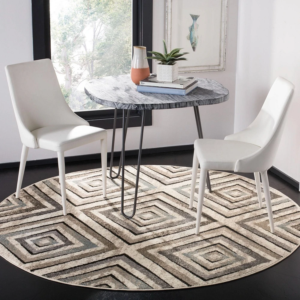 SAFAVIEH Amsterdam Rebeca Geometric Diamonds Area Rug