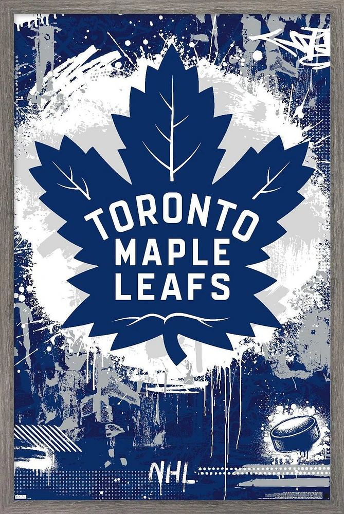 NHL Toronto Maple Leafs - Maximalist Logo 23 Wall Poster