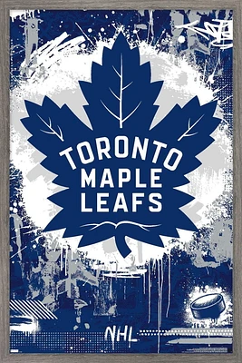 NHL Toronto Maple Leafs - Maximalist Logo 23 Wall Poster