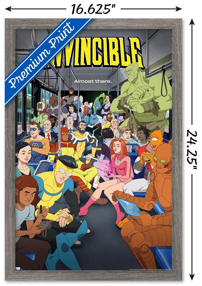 Invincible: Season 2 - Bus One Sheet Wall Poster, 22.375" x 34"