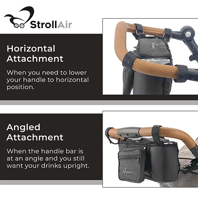 StrollAir Universal Baby Stroller Organizer Parent Console
