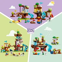 LEGO DUPLO 3in1 Tree House 10993 Creative Birthday Gift for Toddlers, Includes 126 Pieces, Ages 3+