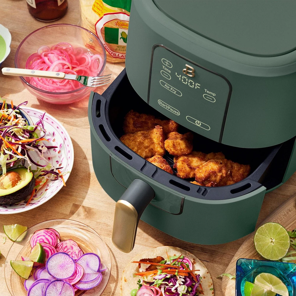 Beautiful 6-Quart Touchscreen Air Fryer by Drew Barrymore, 6Qt Touchscreen Air Fryer