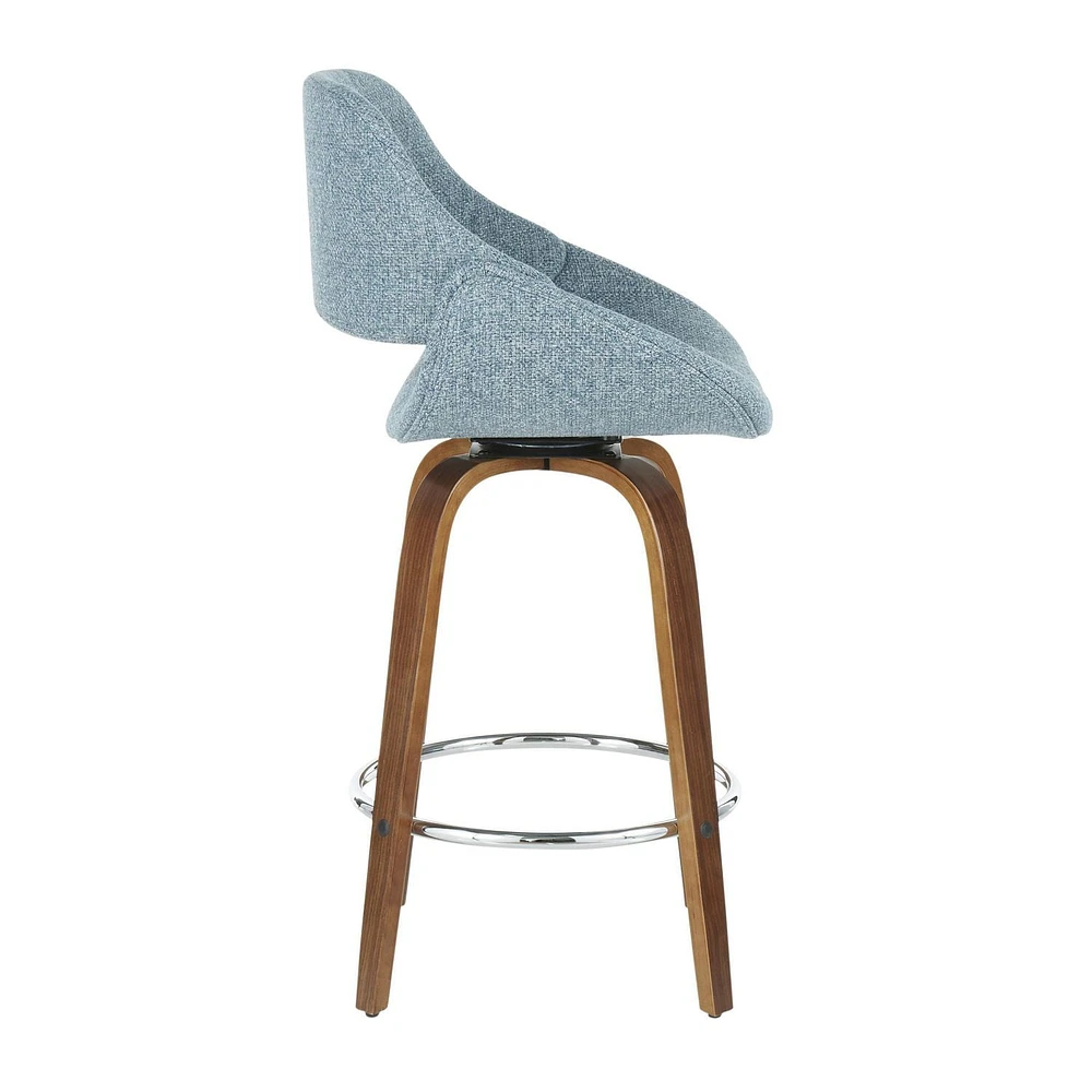 Fabrico Mid-Century Modern Counter Stool by LumiSource