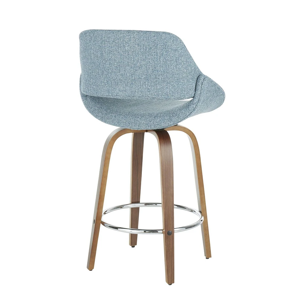 Fabrico Mid-Century Modern Counter Stool by LumiSource