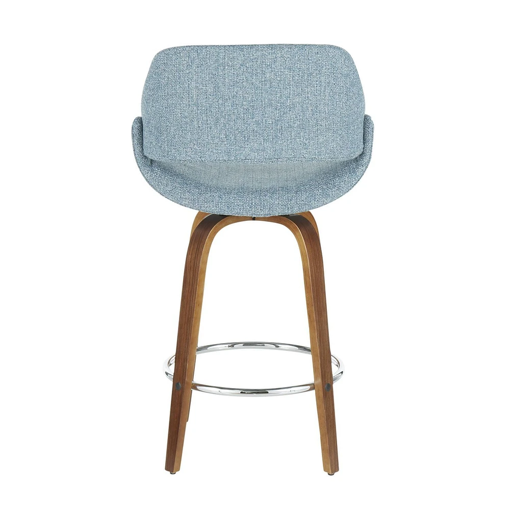 Fabrico Mid-Century Modern Counter Stool by LumiSource