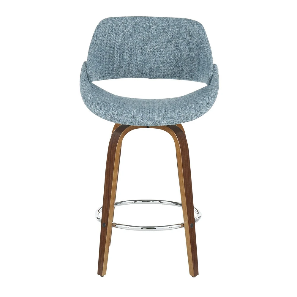 Fabrico Mid-Century Modern Counter Stool by LumiSource